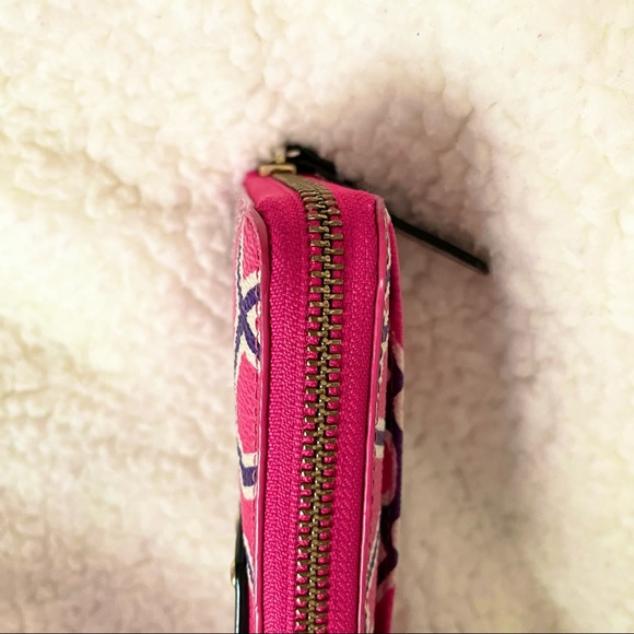 Kate Spade Moroccan Market Pink Zip Wallet - Picture 9 of 12